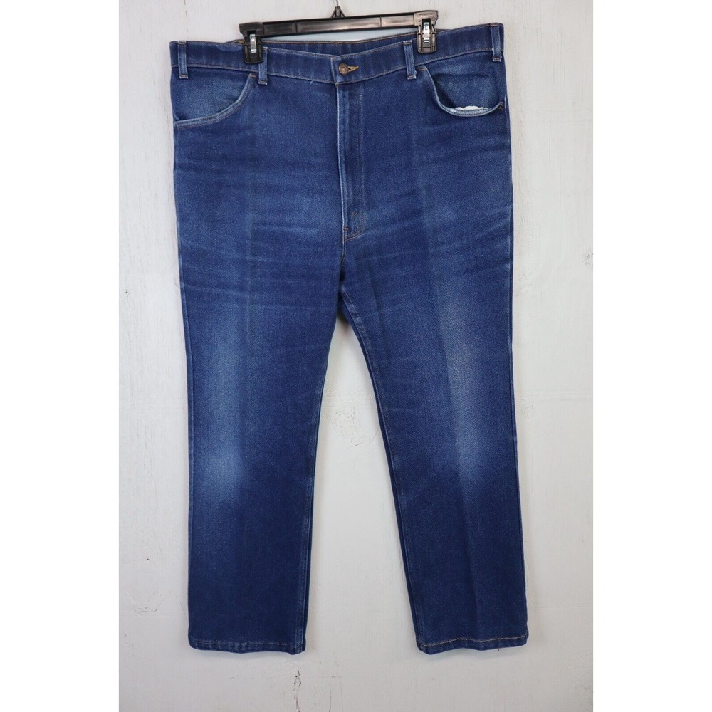 Vintage 547 LEVIS‎ With-A-Skosh Straight Jeans 42x29 Relaxed Faded Flare Bootcut